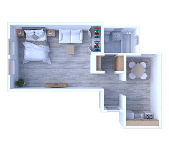 Studio Floor Plan S4