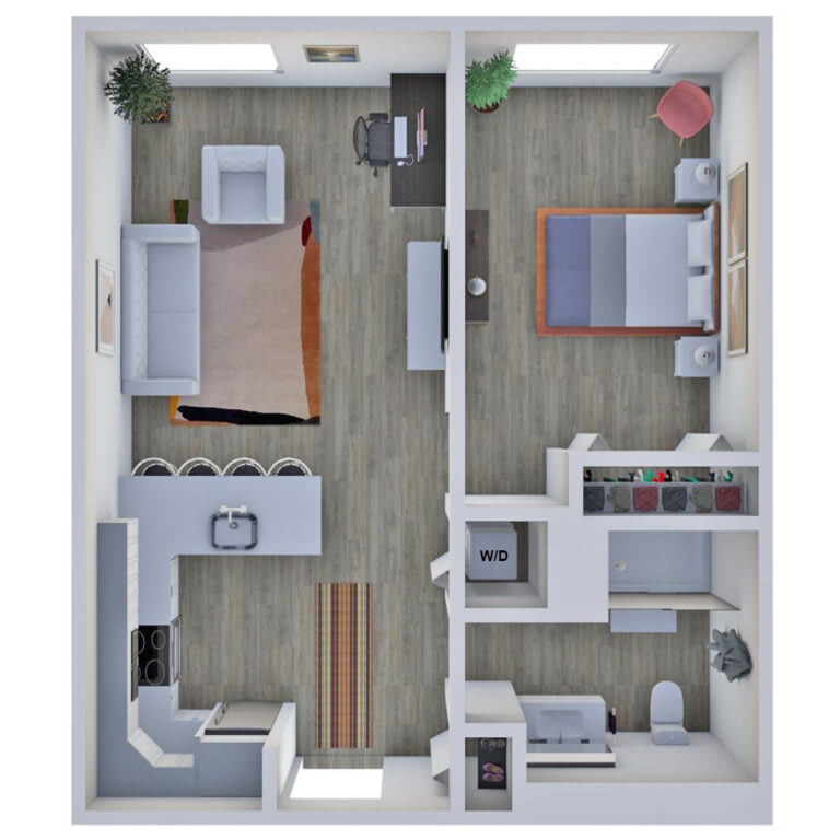 One bedroom- The Harvard