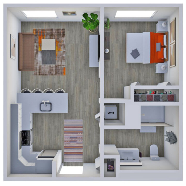 One bedroom- The Oak