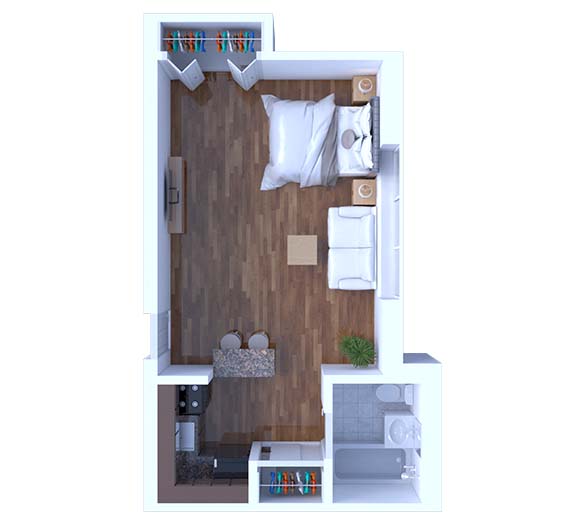 Studio Floor Plan S5