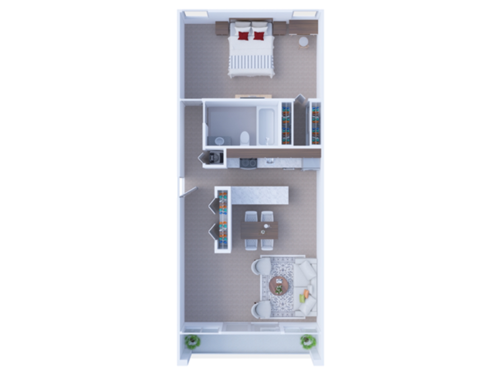 1 Bedroom Floor Plan A1