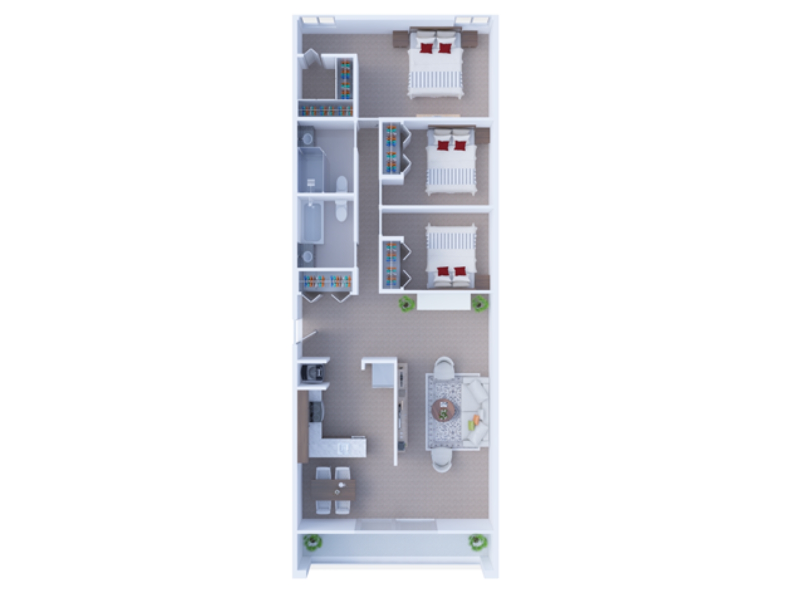 3 Bedroom Floor Plan C2