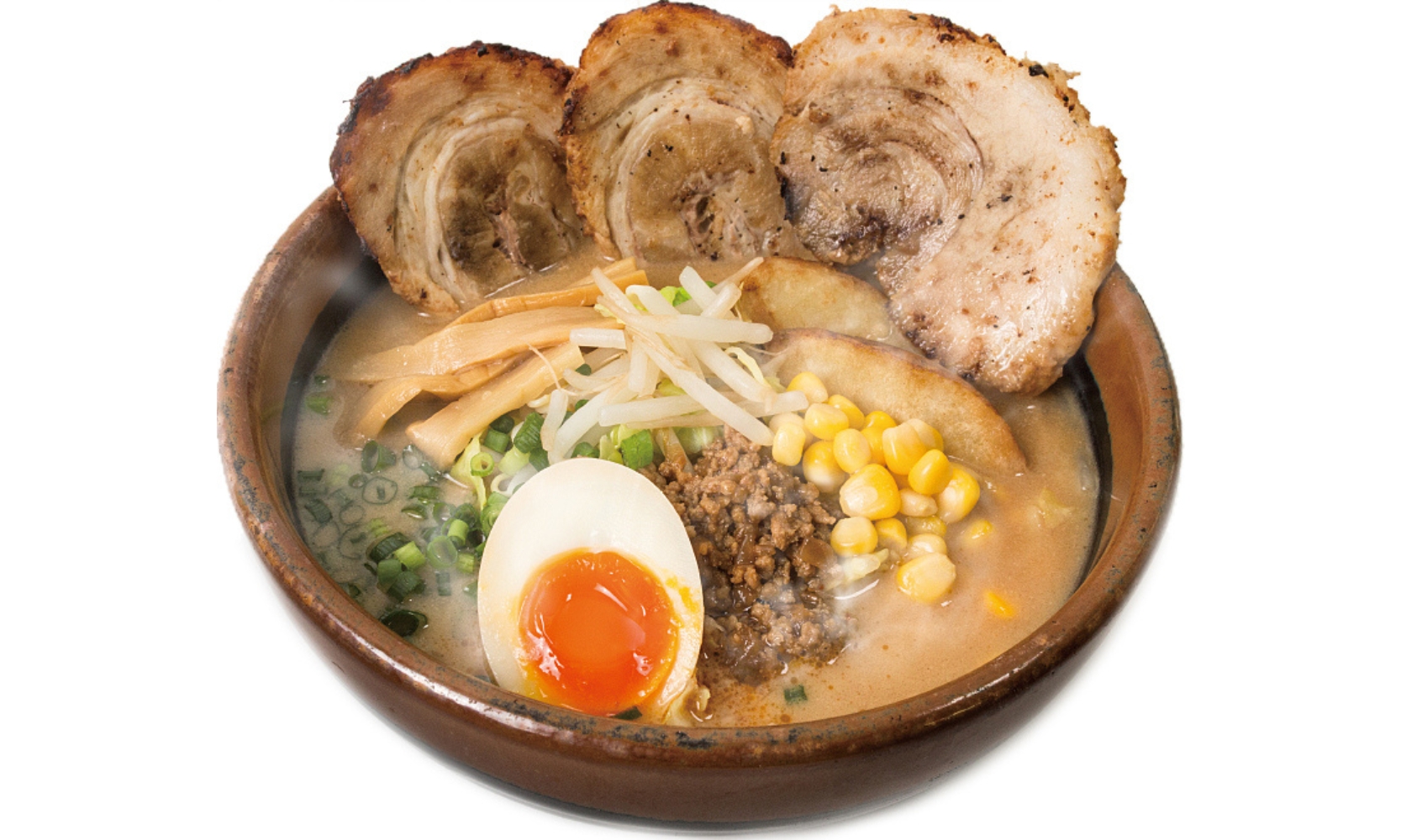 Image of a pork tonkatsu ramen bowl at Ramen Misoya in Mount Prospect, IL