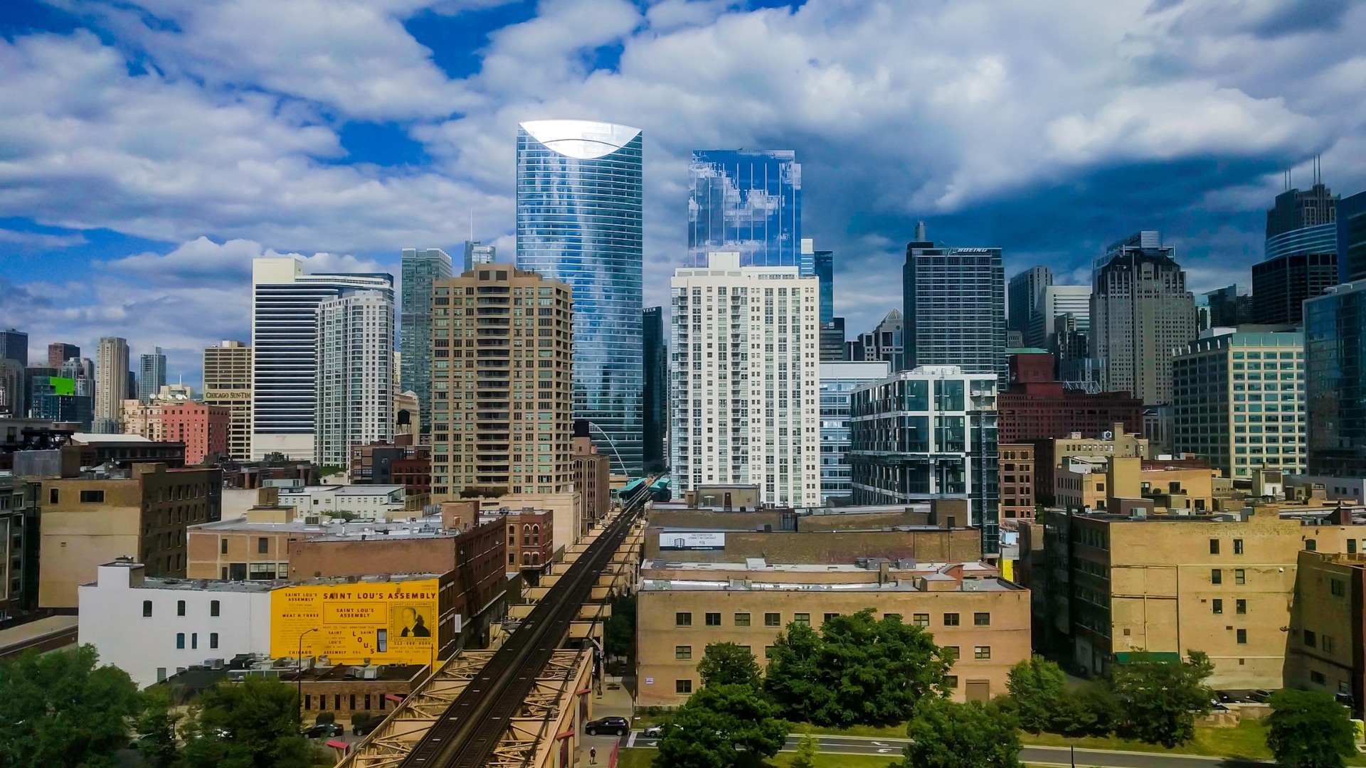 Image of the Fulton Market District cityscape